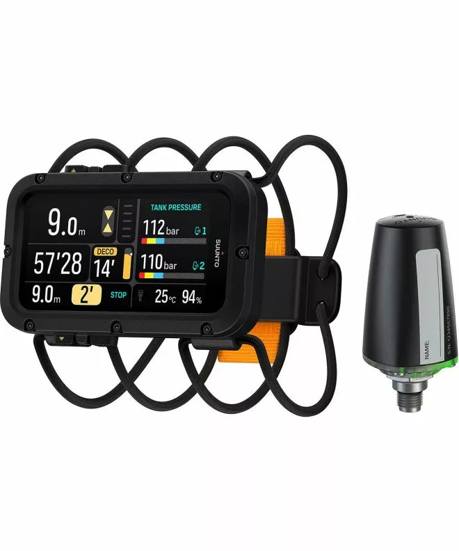Komputer nurkowy Suunto Nautic Black Tank Pod SET SS051302000