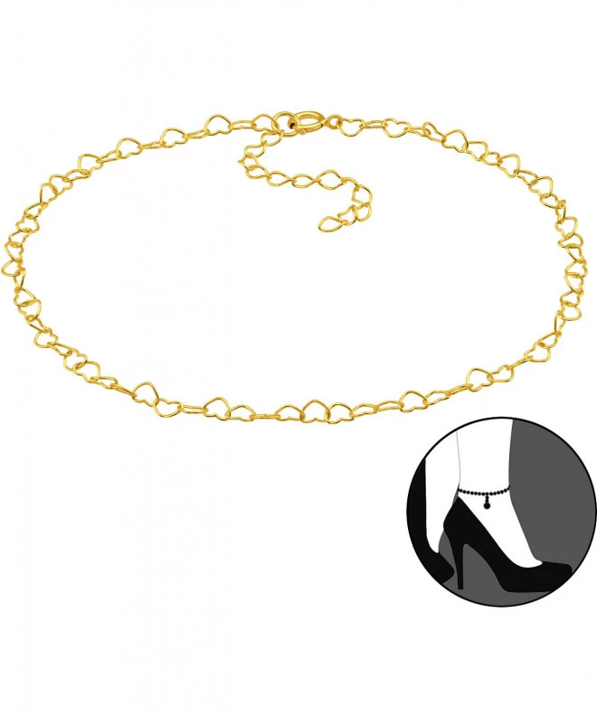Łańcuszek Bonore 26 cm ze Srebra próby 925 pozłacanego Złotem 999 (24K) o szerokości 0.5 mm 168081