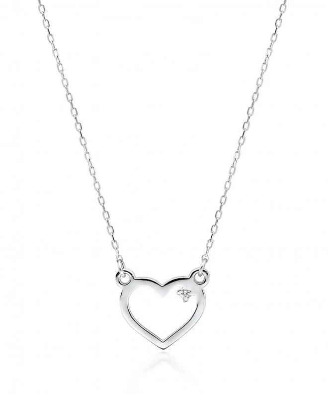 Łańcuszek Bonore 42 - 45 cm ze Złota próby 585 z diamentem 0,005 ct 173518