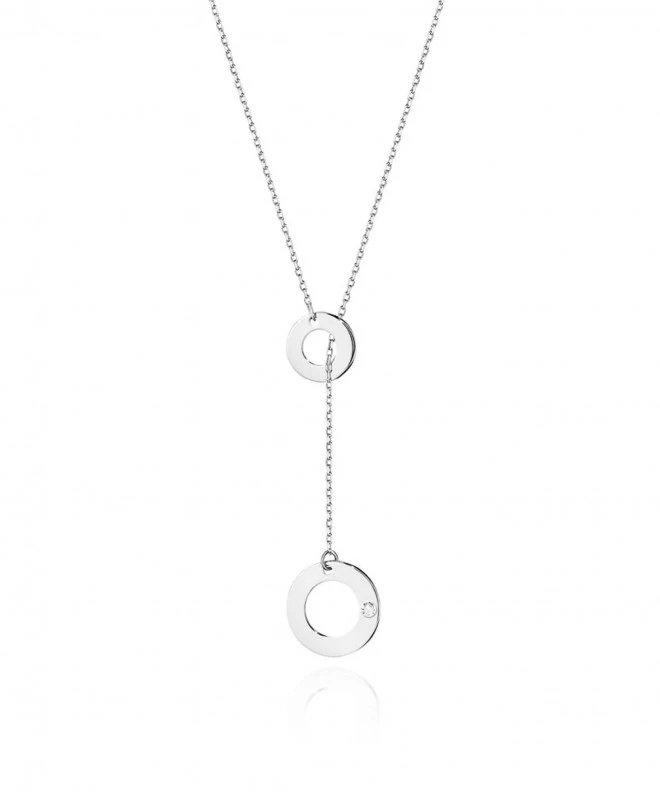 Łańcuszek Bonore 46 + 6 cm ze Złota próby 585 z diamentem 0,0145 ct 173561