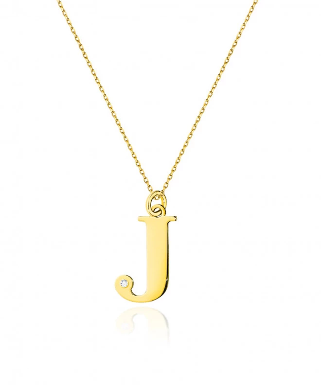 Łańcuszek Bonore 42 - 45 cm ze Złota próby 585 z diamentem 0,005 ct 173604