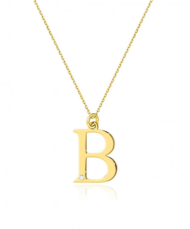 Łańcuszek Bonore 42 - 45 cm ze Złota próby 585 z diamentem 0,005 ct 173615