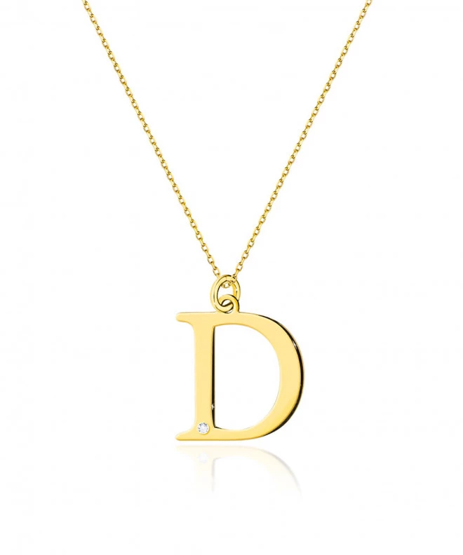 Łańcuszek Bonore 42 - 45 cm ze Złota próby 585 z diamentem 0,005 ct 173616