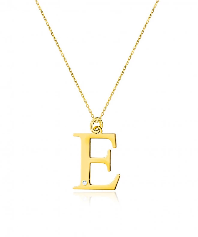 Łańcuszek Bonore 42 - 45 cm ze Złota próby 585 z diamentem 0,005 ct 173617