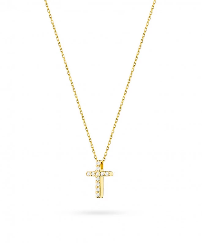 Łańcuszek Bonore 42 - 45 cm ze Złota próby 585 z diamentem 0,06 ct 173882