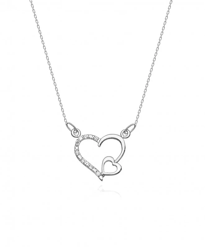 Łańcuszek Bonore 42 - 45 cm ze Złota próby 585 z diamentem 0,03 ct 173226