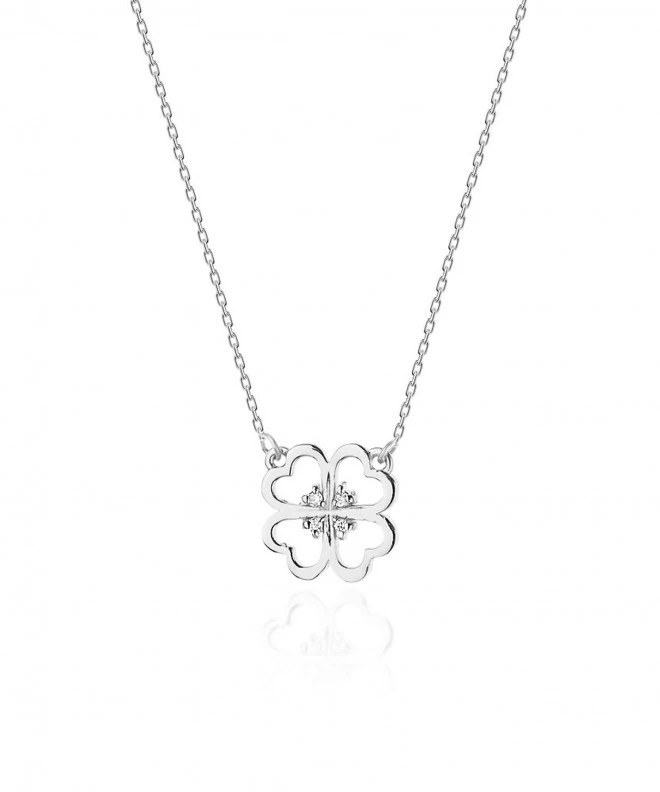 Łańcuszek Bonore 42 - 45 cm ze Złota próby 585 z diamentem 0,02 ct 173236