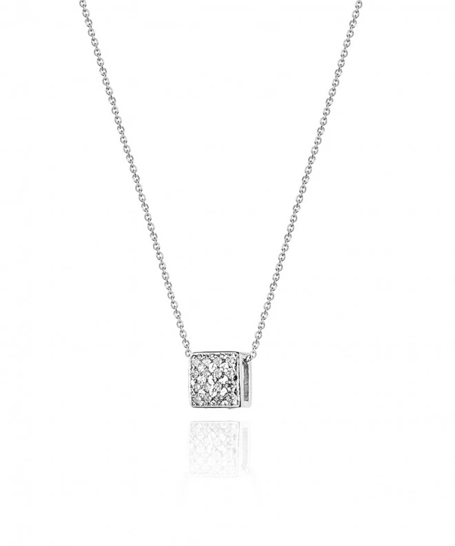 Łańcuszek Bonore 42 - 45 cm ze Złota próby 585 z diamentem 0,08 ct 173272