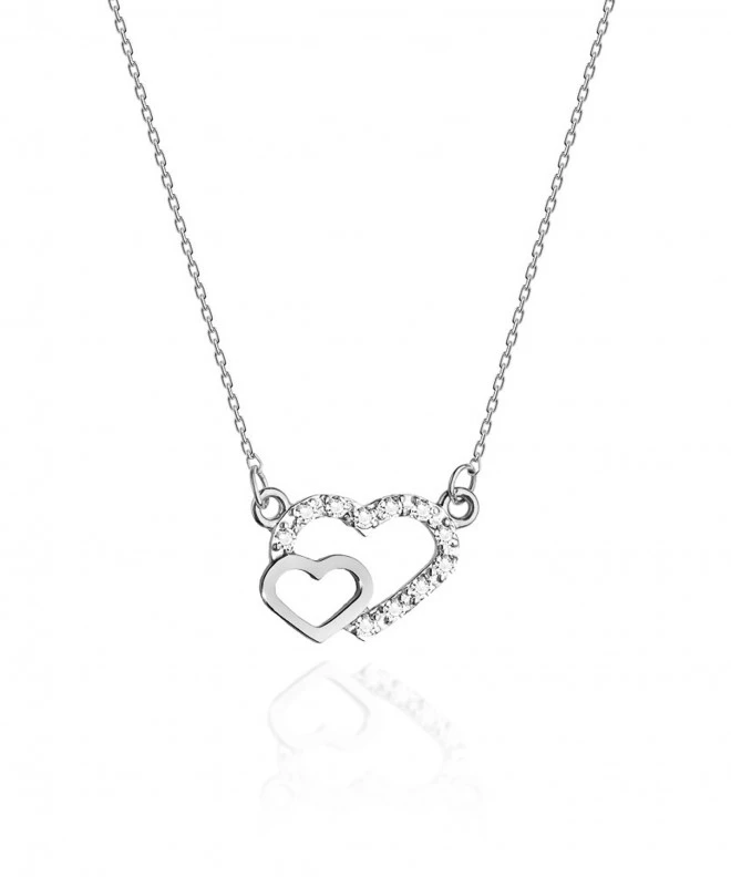 Łańcuszek Bonore 42 - 45 cm ze Złota próby 585 z diamentem 0,06 ct 173381