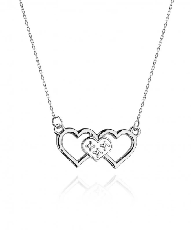 Łańcuszek Bonore 42 - 45 cm ze Złota próby 585 z diamentem 0,015 ct 173383