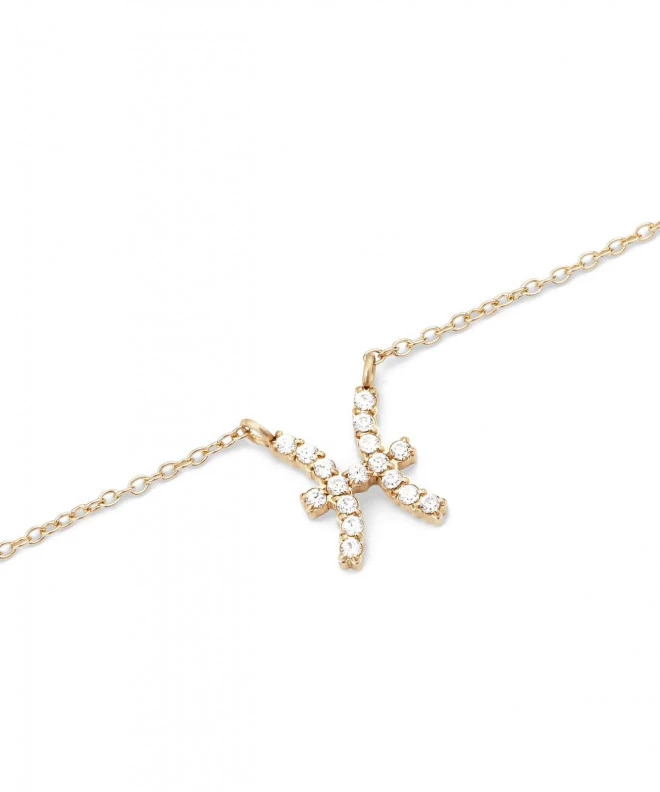 Naszyjnik Daniel Wellington Crystal Zodiac Chain Gold Pisces DW00400930