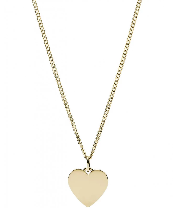 Naszyjnik Fossil Drew Heart Gold-tone JF03080710