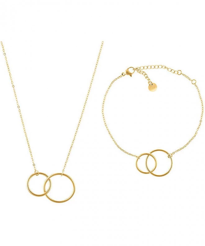 Naszyjnik Pacific Gold SET z Bransoletką PCB00095
