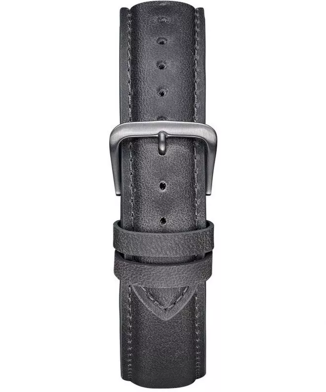 Pasek Meller Grey Gunmetal Leather 20 mm GST-1GREY