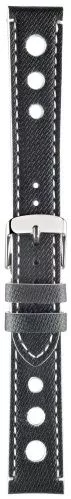 Pasek Morellato Bowling Canvass Texture White-Black 18mm A01X4498B24817CR18