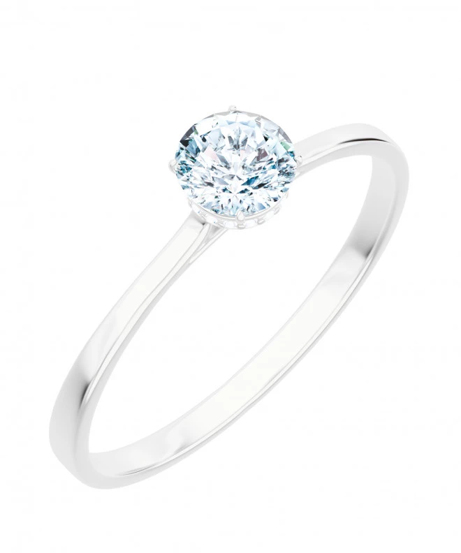 Pierścionek Bonore z białego złota próby 585 z diamentem 0,7 ct 118274