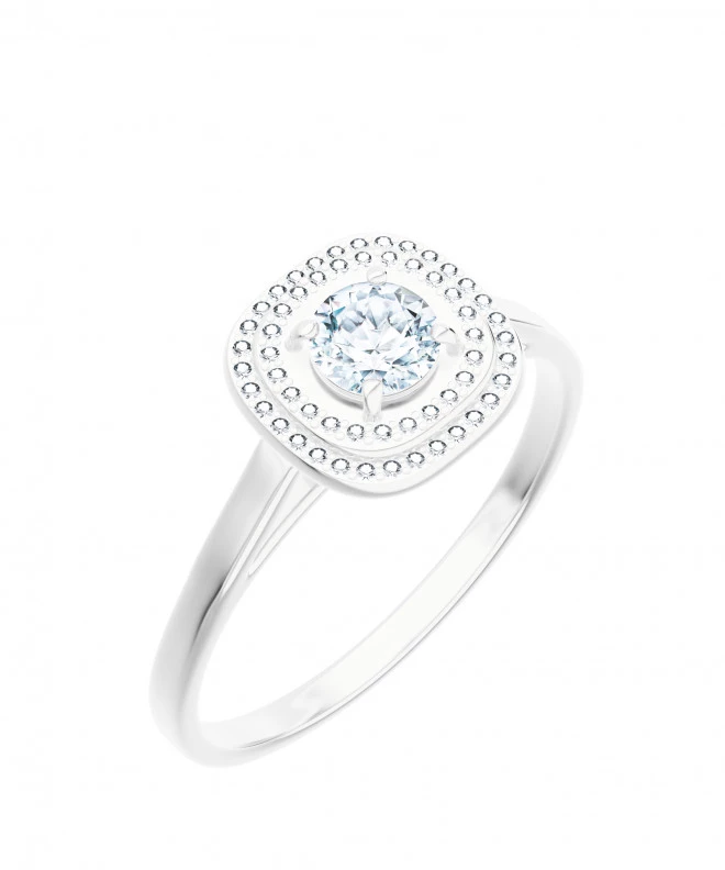 Pierścionek Bonore z białego złota próby 585 z diamentem 0,5 ct 118275