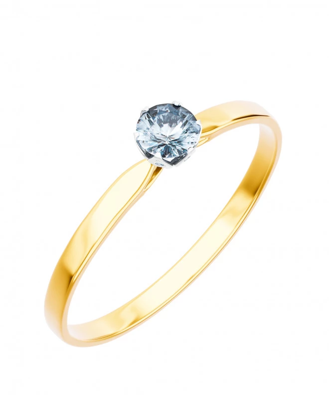 Pierścionek Bonore ze złota próby 585 z diamentem 0,5 ct 90311
