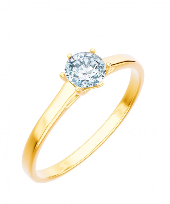 Pierścionek Bonore ze złota próby 585 z diamentem 0,7 ct 91343