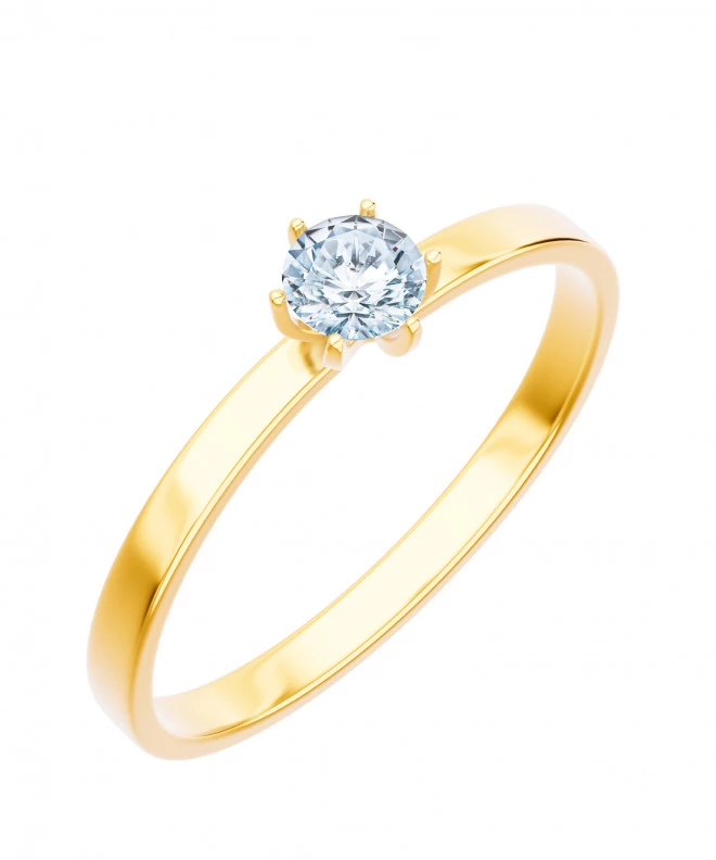 Pierścionek Bonore ze złota próby 585 z diamentem 0,5 ct 90310