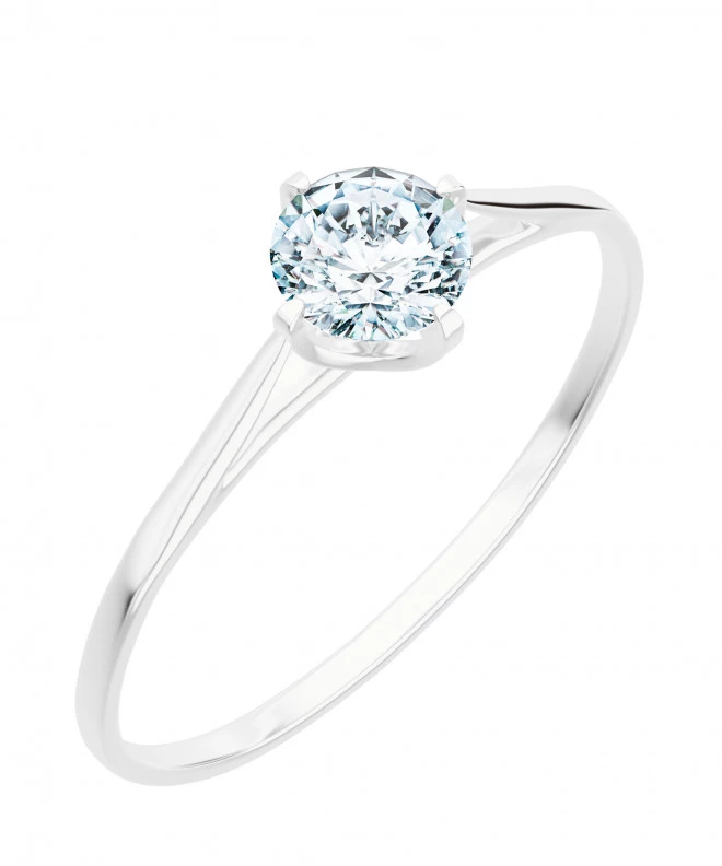 Pierścionek Bonore z białego złota próby 585 z diamentem 0,7 ct 118265