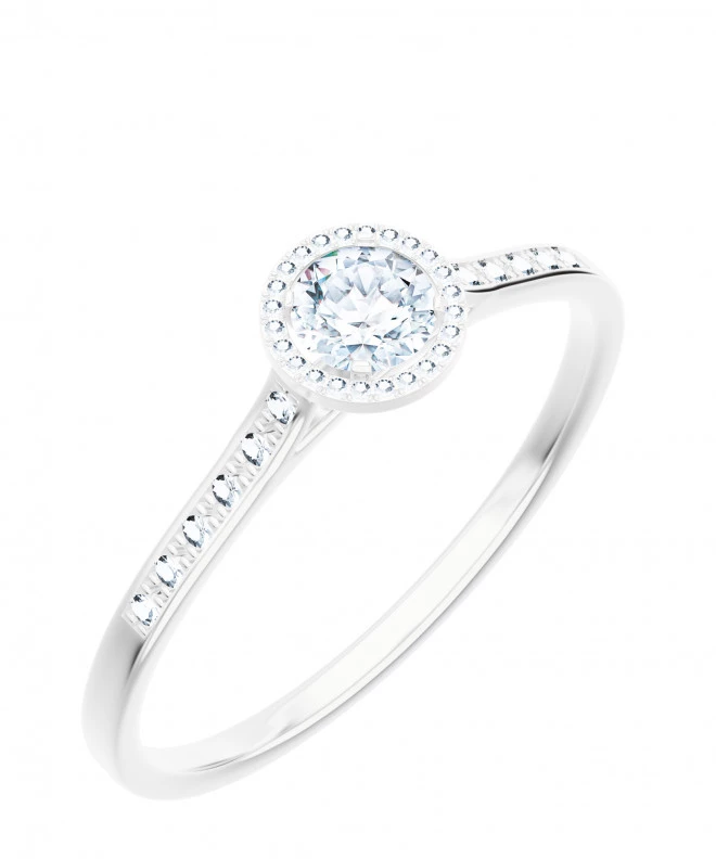 Pierścionek Bonore z białego złota próby 585 z diamentem 0,5 ct 118278