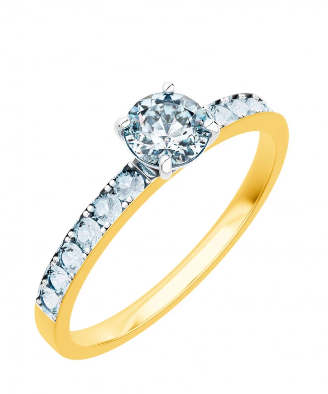 Pierścionek Bonore ze złota próby 585 z diamentem 0,7 ct 92362