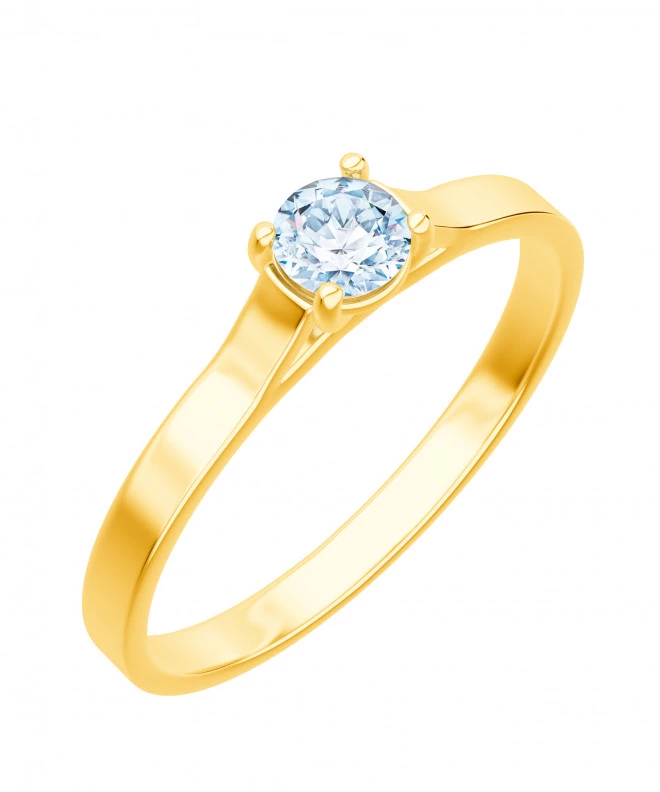 Pierścionek Bonore ze złota próby 585 z diamentem 0,4 ct 90284