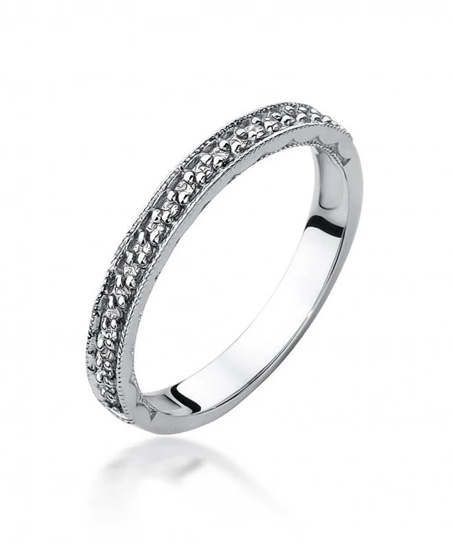 Pierścionek Bonore ze Złota próby 585 z diamentem 0,1 ct 163958