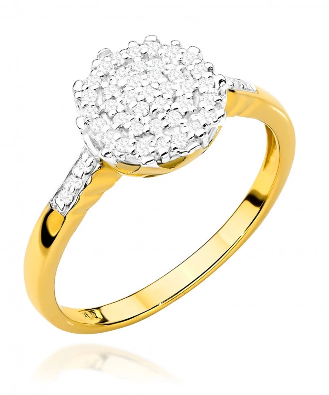Pierścionek Bonore ze Złota próby 585 z diamentem 0,23 ct 166018