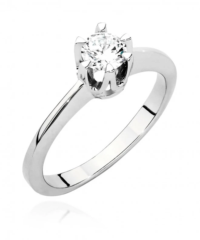 Pierścionek Bonore ze Złota próby 585 z diamentem 0,4 ct 169116