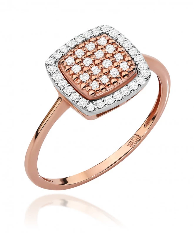 Pierścionek Bonore ze Złota próby 585 z diamentem 0,28 ct 169129