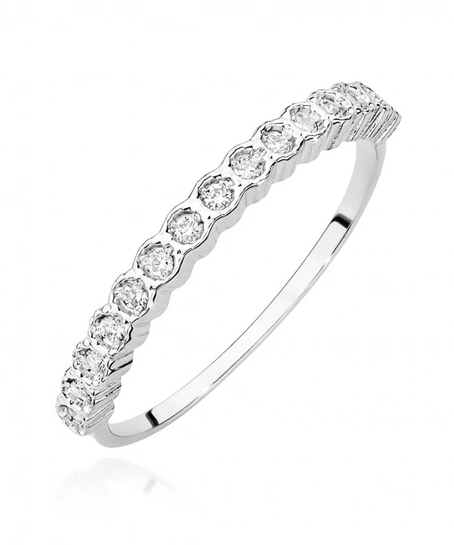 Pierścionek Bonore ze Złota próby 585 z diamentem 0,13 ct 161910