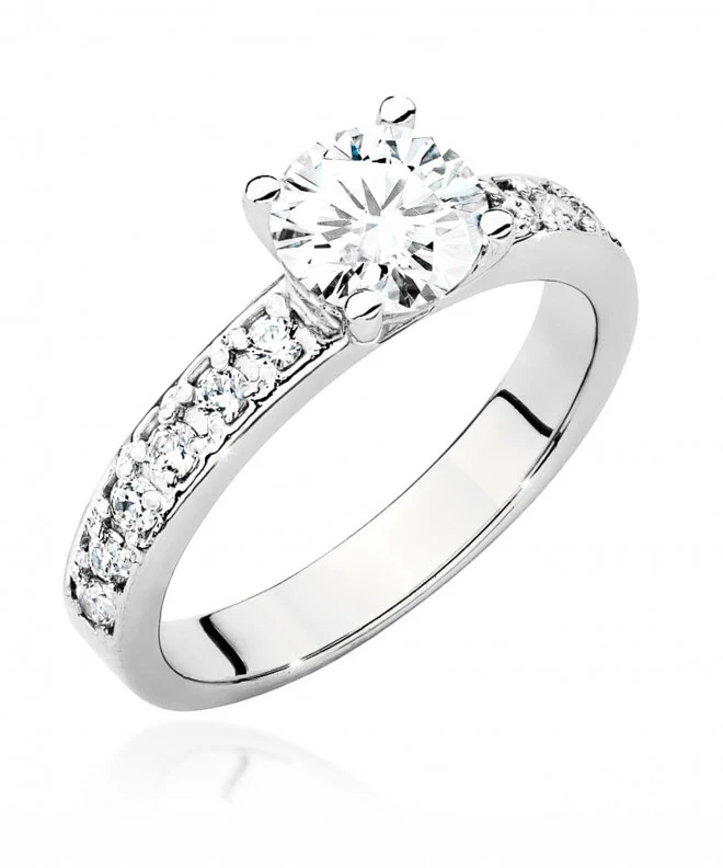Pierścionek Bonore ze Złota próby 585 z diamentem 1,24 ct 172385