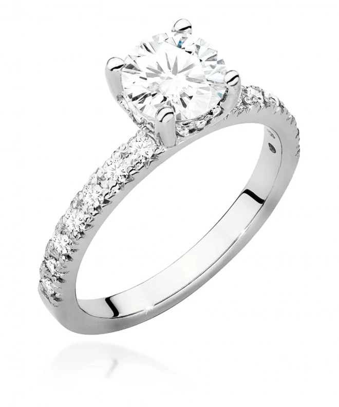 Pierścionek Bonore ze Złota próby 585 z diamentem 1,26 ct 172391