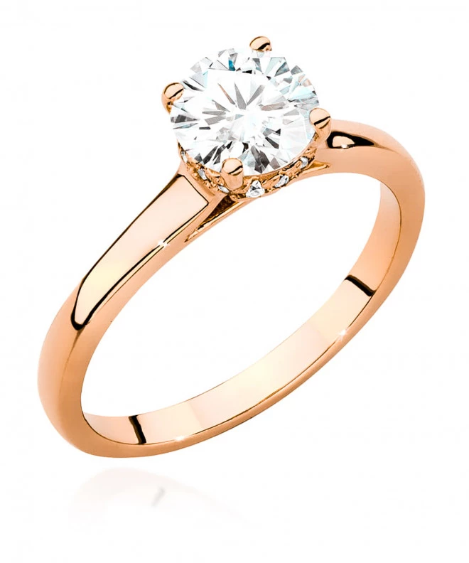 Pierścionek Bonore ze Złota próby 585 z diamentem 1,07 ct 172395