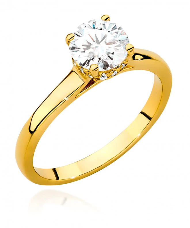 Pierścionek Bonore ze Złota próby 585 z diamentem 1,07 ct 172393