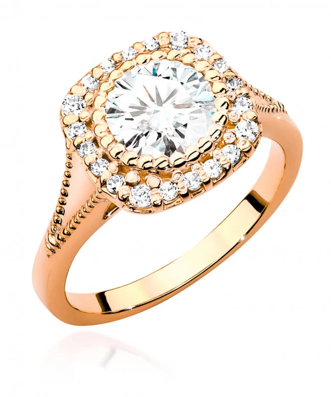 Pierścionek Bonore ze Złota próby 585 z diamentem 1,19 ct 173008