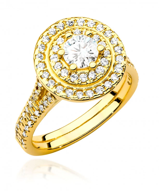 Pierścionek Bonore ze Złota próby 585 z diamentem 1,11 ct 170218