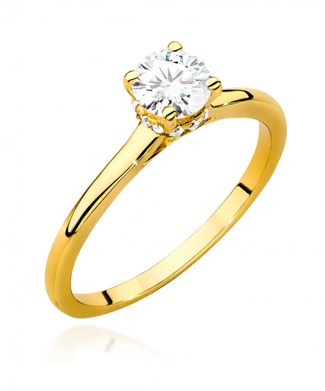 Pierścionek Bonore ze Złota próby 585 z diamentem 0,56 ct 169142