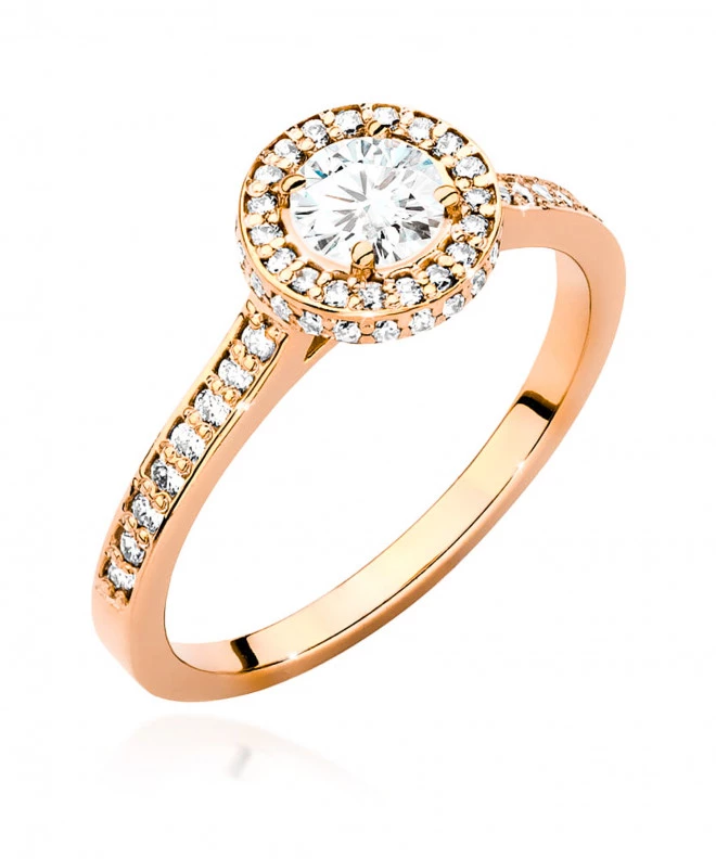 Pierścionek Bonore ze Złota próby 585 z diamentem 0,86 ct 170240
