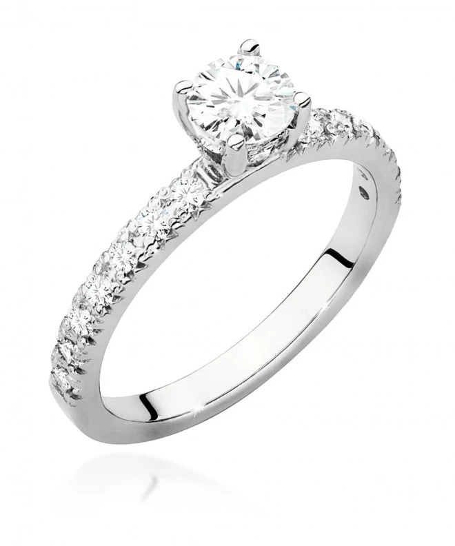 Pierścionek Bonore ze Złota próby 585 z diamentem 0,74 ct 170242