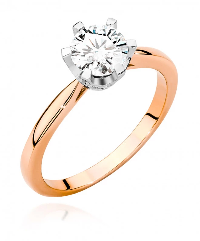 Pierścionek Bonore ze Złota próby 585 z diamentem 0,76 ct 171352