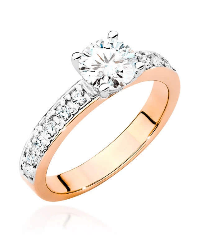 Pierścionek Bonore ze Złota próby 585 z diamentem 0,94 ct 171349