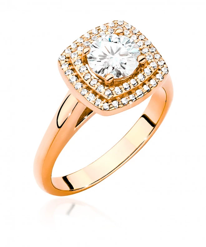 Pierścionek Bonore ze Złota próby 585 z diamentem 0,98 ct 172368