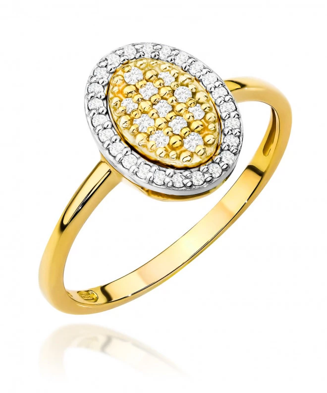 Pierścionek Bonore ze Złota próby 585 z diamentem 0,2 ct 169137