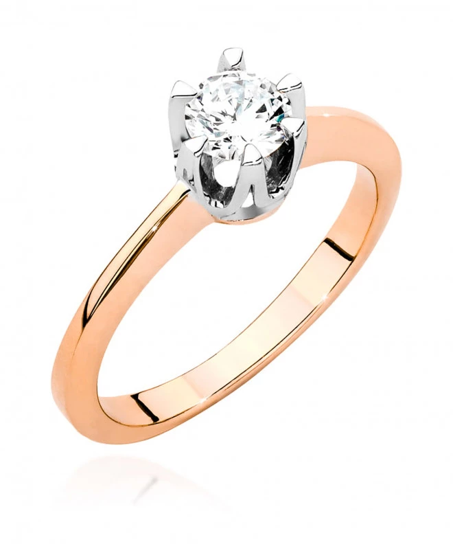 Pierścionek Bonore ze Złota próby 585 z diamentem 0,5 ct 157721