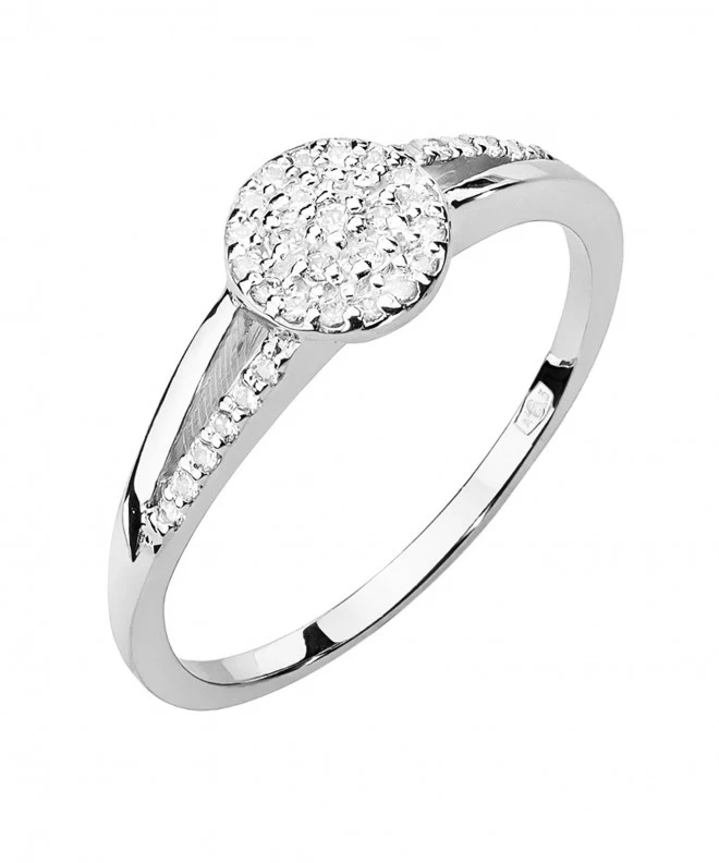 Pierścionek Bonore ze Złota próby 585 z diamentem 0,18 ct 158751