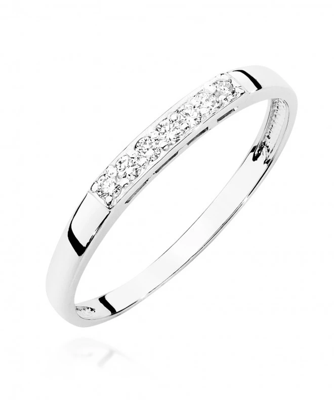 Pierścionek Bonore ze Złota próby 585 z diamentem 0,1 ct 161907