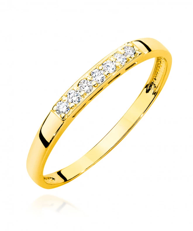 Pierścionek Bonore ze Złota próby 585 z diamentem 0,1 ct 161906